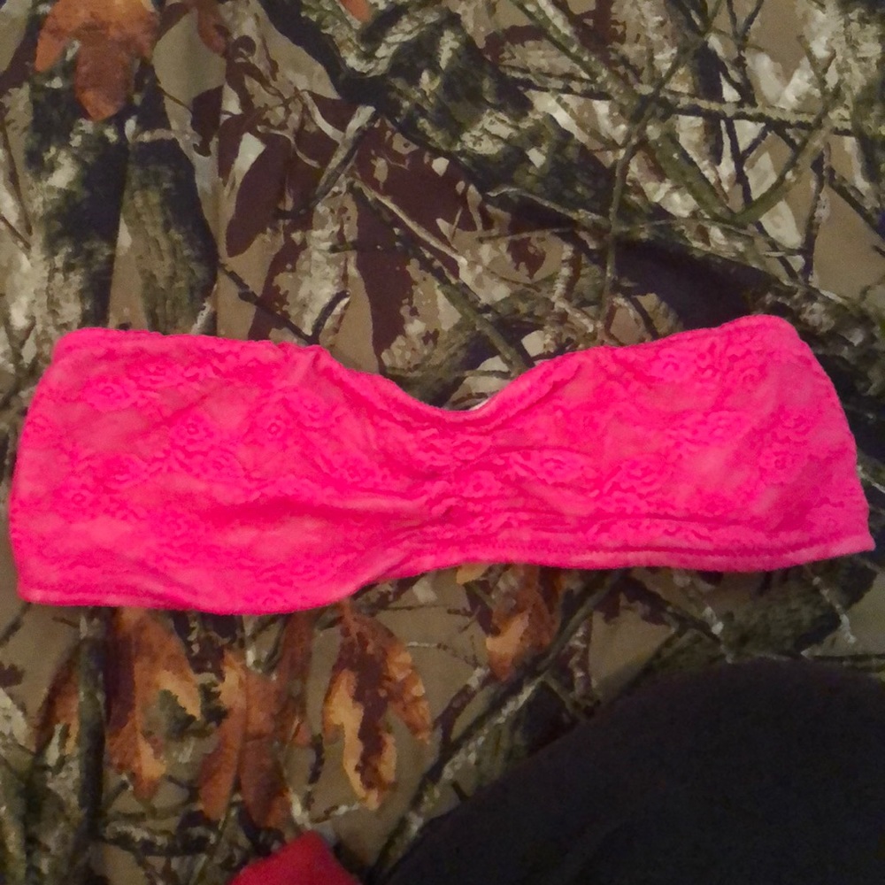 Vs pink lace bandeau